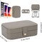 Compact Jewelry Travel Case - Portable Mini Storage Organizer